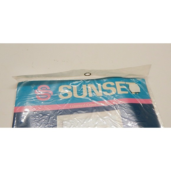 Sunset Counted Cross Stitch Kit A Single Rose 13521 Dimensions 1990 Sealed - Picture 6 of 7